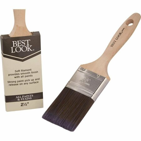 BEST LOOK 2.5 In. Flat Polyester Paint Brush 789588